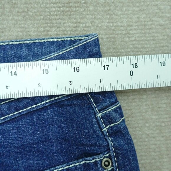 Level Eight  Jean Womens 10  Cropped Capris Rose  Denim  Jeans - Picture 3 of 4